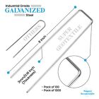 Super Geotextile Landscape Staples Heavy Duty 11 Ga Galvanized U-shaped Sod Pins