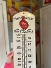 Red Goose Shoes 1915 Porcelain Advertising Thermometer