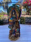 Santa Muerte Bendesida Azteca   Aztec Rainbow 13  Holy Death Grim Reaper