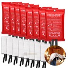 Wholesale Fire Extinguishing Blanket Fiberglass Emergency Home Retardant 59 x59 