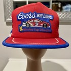 Vintage 3 Stripe Bill Elliott Coors Nascar Racing Mesh Snapback Trucker Hat Nwot