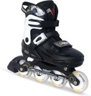 Kids Inline Skates Adjustable Light Up Wheels For Boys Girls- Cool Racing Car