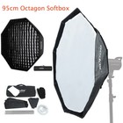 Us 2pack Godox 95cm Octagon Honeycomb Grid Softbox Bowens Mount Reflector Softbo