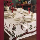 New Lenox 60x120  Oblong   Rectangle Christmas Holiday Nouveau Fabric Tablecloth
