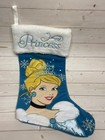 Set Of 2 Disney Princess Christmas Stockings Belle Cinderella Nwot