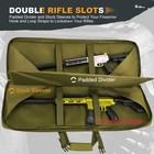 Soft Rifle Case 36 Inch  Tactical Long Double Rifle Backpack Gun Bag For Hunt   