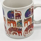 Vintage Laurel Burch Fantastic Felines Cats 14oz Coffee Mug 1988
