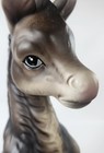 Vintage 1965 Donkey Mule Figurine Ceramic Brown Farm Animal 9    Japan