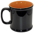 2002 Harley-davidson Bursting Flames Black Orange Large Vintage Coffee Tea Mug