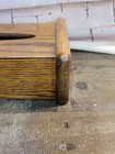 Wooden Brown Tissue Box Cover Home Decor Figure