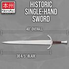 Honshu Historic Series Single-hand Broadsword   1065 Carbon Steel   40  Overall
