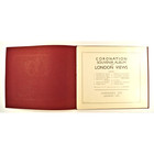 1936 King George Queen Elizabeth Coronation Souvenir Album Of London Views Rare