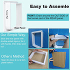 Cat Door  Safety Pet Door With 4 Way Lock  Weatherproof   Easy Installation Cat