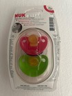 New Nuk Latex Baby Pacifiers 0-6 Months Orthodontic  Nipples Pink New 