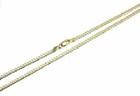 14k Solid Yellow Gold Cuban Link Chain Necklace 2mm Men s Women Size 16 
