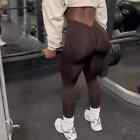 Women High Waist Back V Butt Yoga Pants Fitness Workout Gym Running Scrunch Leg