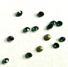 14 Pcs Emerald Green Lionel Classification Lamp Jewel Rhinestone Marker Lantern