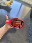 Used Supreme X Smith Red Ski Goggles Anti-fog Lens