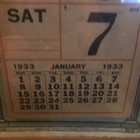 Vintage Citizens Bank Calendar   1933  Year Of Famous Bank Robber John Dillinger