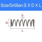 Spring Steel Compression Spring Pressure Coil Spring 0 5mm Wire Od 3-10mm Diy