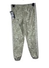 Adidas Joggers Pants Girls M  10 12  Regular Fit Beige Camouflage Pattern New