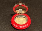 Budweiser Portable Ashtray Red Retro Antique Unused Rare 66mm