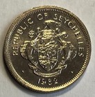 Seychelles 25 Cents 1982 - Praslin Parrot  coracopsis Barklyi  - Uncirculated