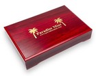 Paradise Mint Brand Wood Two Coin Storage Box For Ngc Standard Size Slabs