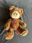 Russ Berrie Cookie Teddy Bear Gingerbread Man Christmas 9  Plush Stuffed Animal