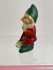 Vtg  50 s Elf Gnome With Broom 4-1 4  High Ceramic Xmas Japan Germany