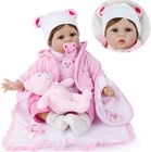 22  Reborn Dolls Baby Vinyl Siliconenewborn Doll Handmade Realistic Xmas Gift Us