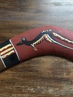Vintage Australian Returning Boomerang Brigalow Timber Aboriginal Art