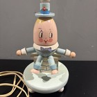Vintage Children   s Room Lamp Wooden Humpty Dumpty Works 12 In Tall