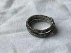 Super Desirable Authentic Sterling  Victorian Revival   Coiled Snake Ring Sz 7 