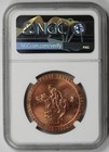 1960 Hk-583 Pony Express Centennial Bronze Medal Ngc Ms 66 Rd So-called Dollar