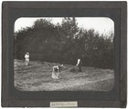 Vertou  Agricultural Workers  Old Photo Glass Plate  Positive 8 5x10 Cm