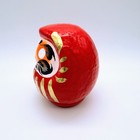 Japanese 6 h Red Lucky Daruma Doll Wish Making Good Luck Fortune Made In Japan