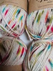 Lot Of 6 Drops Fiesta Superwash Treated Sock Wool Yarn 50g Each Color 27