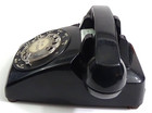 Vintage Black Rotary Phone Bell Systems Western Electric  979