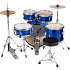 Sound Percussion Labs Junior Kicker 5piece Drum Set Metallic Blue