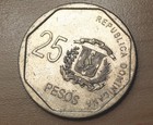 2008 Dominican Republic 25 Pesos