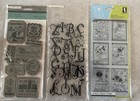 Lot Of 10 Sets Of Assorted Cling Stamps For Crafting Unused Lot  2