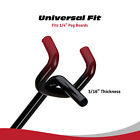 Presa Heavy Duty Black Steel Peg Board Shelving Hooks  2 To 10-inch  50-pack