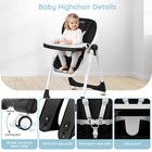 New Baby High Chair Portable Baby Easy-clean Simple Fold Deluxe Baby Chair 