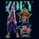 Girl s Kpop Demon Hunters Zoey Super Star Logo T-shirt