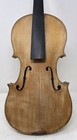 Antique 4 4 Full Size Violin For Restoration Labeled Inside One Piece Back