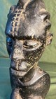 Old Vintage African Bassa Tribe Tribal Art Wood Carving Statue Woman Nude Africa