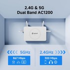 U-speed Ac1200 Wifi Router Dual Band Wireless Internet Router  Wireless Speed Up