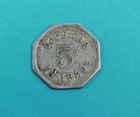 Froid Montana The Mint 5c Antique Merchant Saloon Merchant Trade Token Mont  Mt