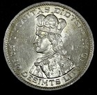 Lithuania Silver 1936 10 Lit   Vytautas 32mm 1 Year Type Aunc Km  83  27 358 